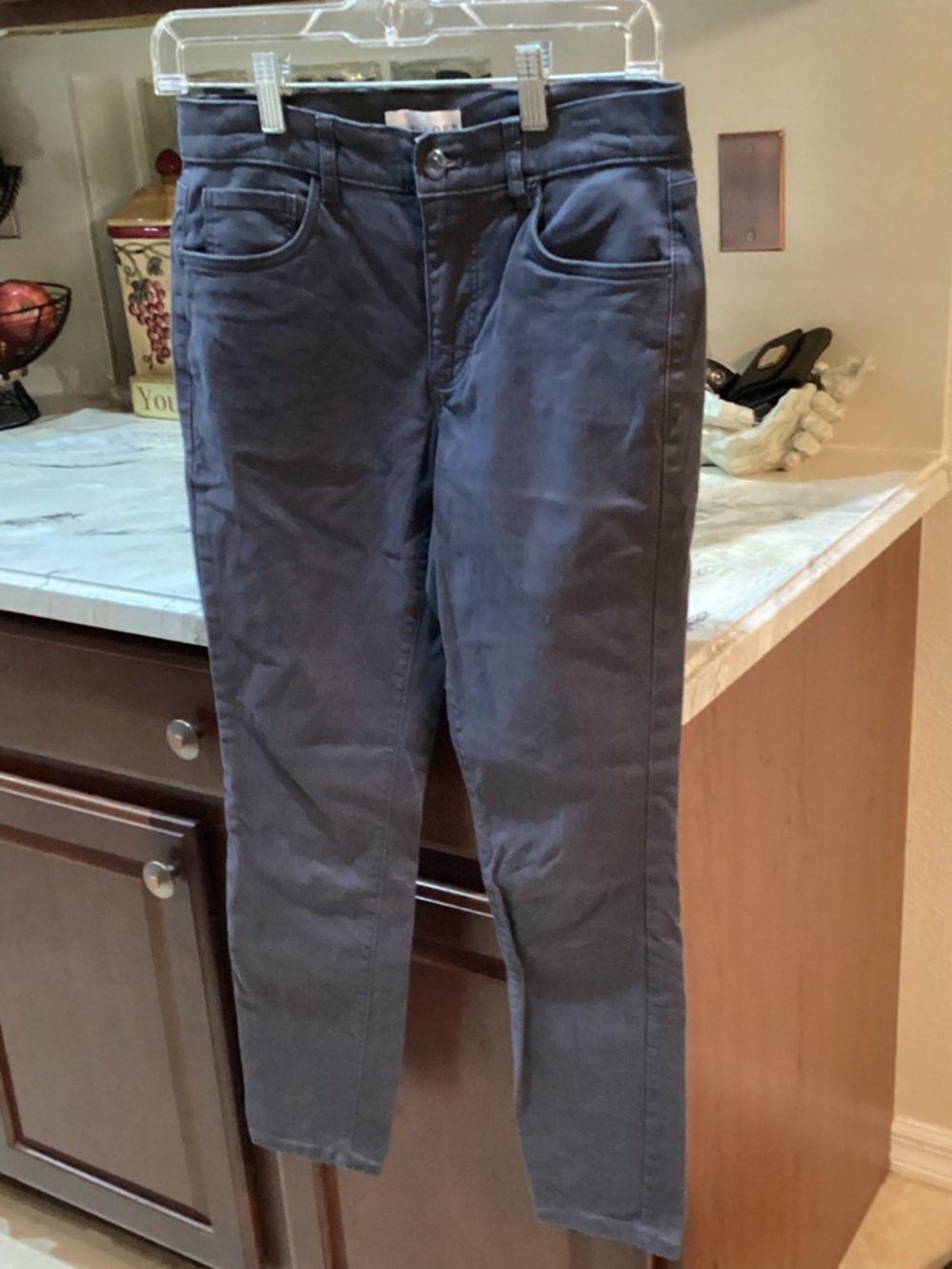 Slim Straight dark gray Jeans inseam 24” 9” rise